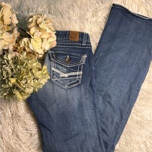 BKE Women's Classic Blue Boot Cut Jeans for tall women!